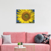 Toile Tournesol jaune et ciel bleu (Insitu(Salon))