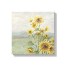 Tournesol moderne Image aquarelle et personnalisée