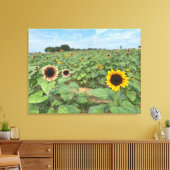 Toile Tournesol - photo nature (Insitu(Salon))