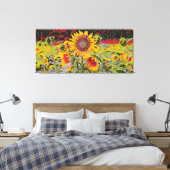 Toile Tournesol poka-dot (Insitu(Chambre))