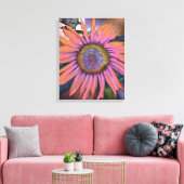 Toile Tournesol psychédélique (Insitu(Salon))