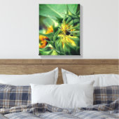 Toile Tournesol se dépliant Floral (Insitu(Chambre))