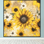 Toile Tournesols (Insitu (Plancher de Bois))