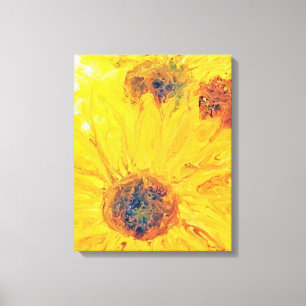 Toile Tournesols Abstraits, Tournesol, fleurs, tournesol