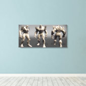 Toile Tournoi de fin du jour (Insitu (Plancher de Bois))