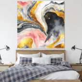 Toile Tournois de marbre doré (Insitu(Chambre))