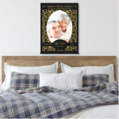 Toile Tournures dorées sur le 50e anniversaire de mariag (Insitu(Chambre))