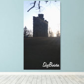 Toile Tours de Bancroft au coucher du soleil (Insitu (Plancher de Bois))