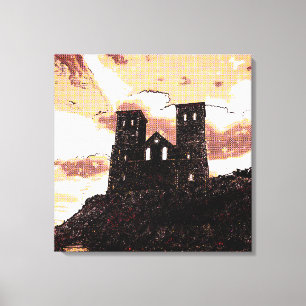 Toile Tours de Reculver Kent Est Angleterre
