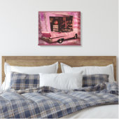 Toile Tous les collages les années 50 américains (Insitu(Chambre))