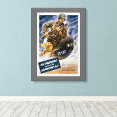 Toile Tous les soldats ne peuvent pas être dans l'infant (Insitu (Plancher de Bois))