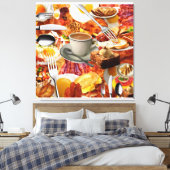 TOILE TOUS PEUVENT PRENDRE LE PETIT DÉJEUNER (Insitu(Chambre))