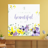 Toile Tout Beau - Ecc 3:11 (Insitu(Salon))