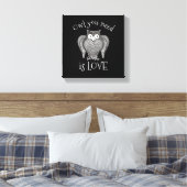 Toile Tout ce dont vous avez besoin de chouette (Insitu(Chambre))