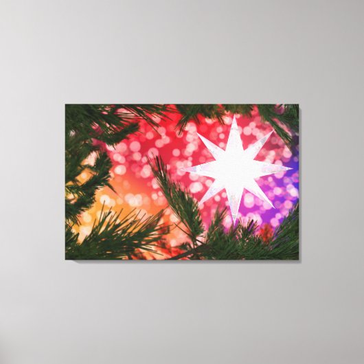 Toile Tout est brillant Canvas de Noël Imprimer (Recto)