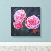 Toile Tout est rose (Insitu (Plancher de Bois))
