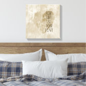 Toile Tout ton coeur Gold (Insitu(Chambre))