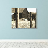 Toile Toute la sépia Queens Barn (Insitu (Plancher de Bois))
