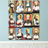 Toile Toutes les foires de foire (Insitu (Plancher de Bois))