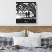 Toile Toutes nos heures les plus douces volent le plus v (Insitu(Chambre))