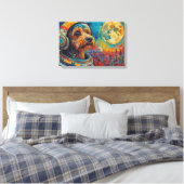 TOILE TOUTOU DANS L'ESPACE (Insitu(Chambre))