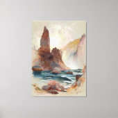 Toile Tower at Tower Falls, Yellowstone (Recto)