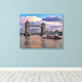 Toile Tower Bridge London Royaume-Uni Imprimer (Insitu (Plancher de Bois))