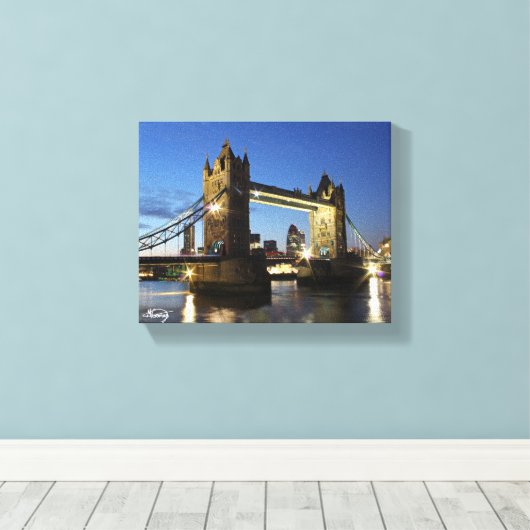 Toile Tower Bridge Londres (Insitu (Plancher de Bois))