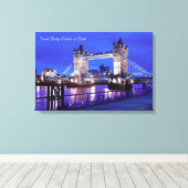 Toile Tower Bridge Londres (Insitu (Plancher de Bois))