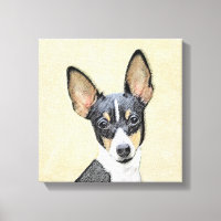 Toy Fox Terrier Peinture - Cute Original Chien Art