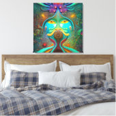 Toile Tpixx Art unique créé par AI (Insitu(Chambre))