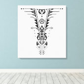 Toile traces de trichotomie (Insitu (Plancher de Bois))