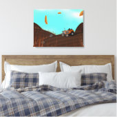 Toile Tracteur agricole vintage (Insitu(Chambre))