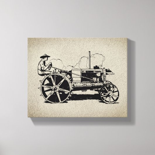 Toile Tracteur vintage (Recto)