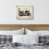 Toile Tracteur vintage (Insitu(Chambre))