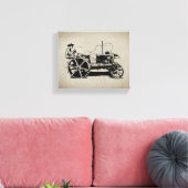 Toile Tracteur vintage (Insitu(Salon))