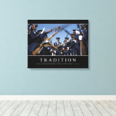 Toile Tradition : Citation inspirante (Insitu (Plancher de Bois))