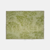 Toile Traditionele Afdruk Fleece Deken (Voorkant (Horizontaal))