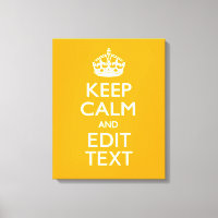 Traffic Yellow Background Keep Calm And Your Text