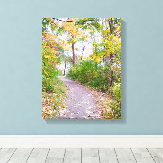 Toile Trail of Green (Insitu (Plancher de Bois))