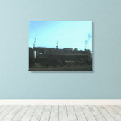 Toile Train à vapeur antique (Insitu (Plancher de Bois))