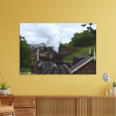 Toile Train à vapeur dans le Yorkshire (Insitu(Salon))