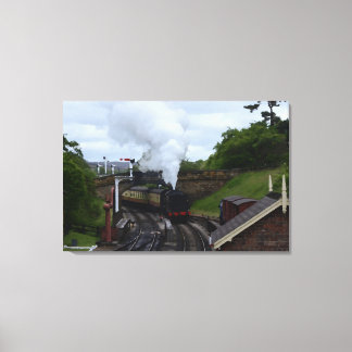 Toile Train à vapeur dans le Yorkshire