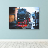 Toile Train à vapeur historique : station wernigerode (Insitu (Plancher de Bois))