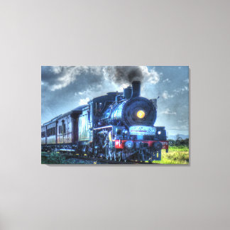 TOILE TRAIN À VAPEUR QUÉENSLAND AUSTRALIE AVEC EFFETS AR