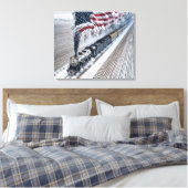 Toile Train américain de la liberté (Insitu(Chambre))
