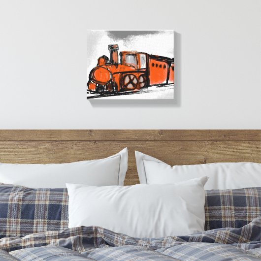 Toile Train ancien (Insitu(Chambre))