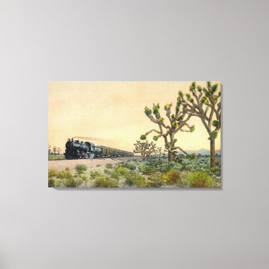 Toile Train California Limited Traversant (Recto)