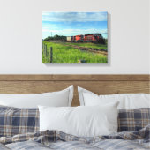 Toile Train Canadien Locomotive (Insitu(Chambre))