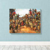 Toile Train - Civil - La photo champagne 1869 (Insitu (Plancher de Bois))